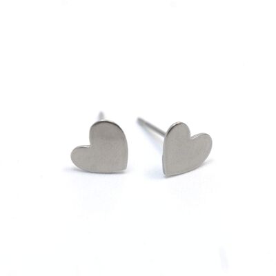 Titanium Earrings. Gray. Very light and absolutely allergy free! Available in 5 colours. Handmade in France. TT655 GRI