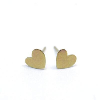 Titanium Earrings. Yellow. Very light and absolutely allergy free! Available in 5 colours. Handmade in France. TT655 GE