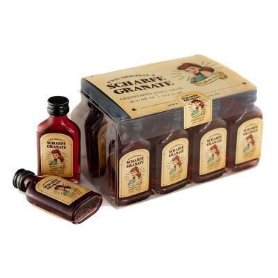 Scharfe Granate - Granatapfel-Chili-Likör - 20er Box Taschenflaschen á 20 ml