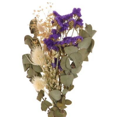 Dried flower bouquet - purple
