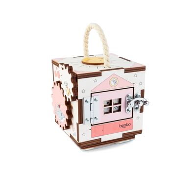 Busy Cube Mini Baby Pink
