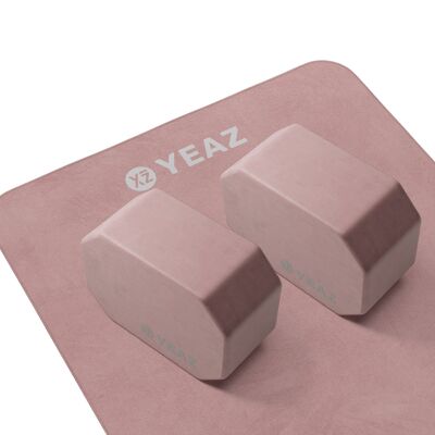 NEXT LEVEL Set of yoga blocks and towel - velvet glow