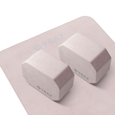 NEXT LEVEL set de blocs de yoga et serviette - shy blush