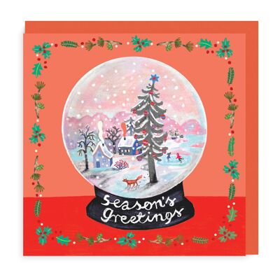 Christmas Snowglobe Card 6 Pack