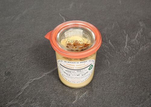 Crème Vanille - Amandes Torréfiées (bocal en verre / bocaux traditionnels)
