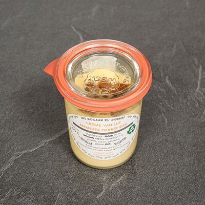 Vanilla cream - roasted almonds (glass jar / traditional jars)