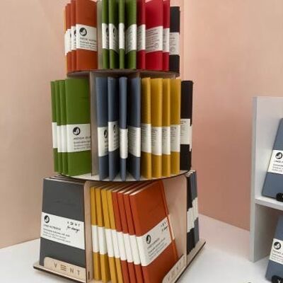 3 Tier Rotating Book Display Stand