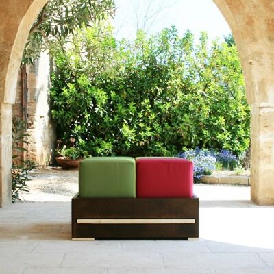 OPLÀ | Pouf e Tavolino in corten