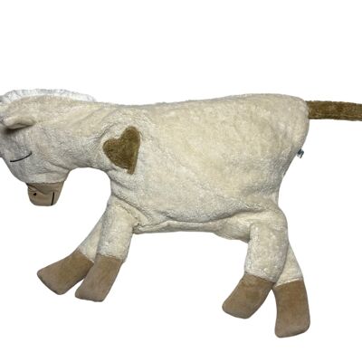 Organic/eco cuddly pillow horse, white