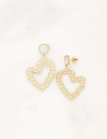 Boucles Cuore - Doré Nacre 1