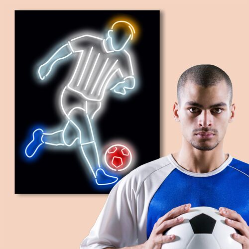 Neon Sign Juventus Fans with Remote Control
