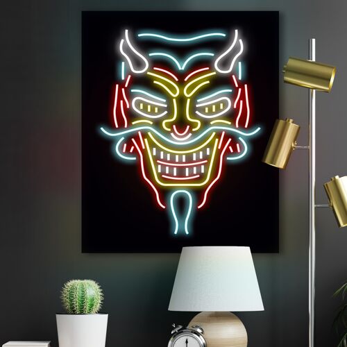 Neon Sign Mask with Remote Control