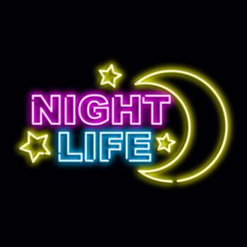 Neon Sign Night Life avec télécommande 2