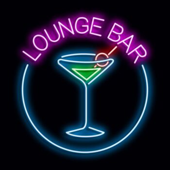 Neon Sign Bar Lounge avec télécommande 2