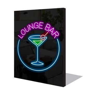 Neon Sign Bar Lounge avec télécommande 3