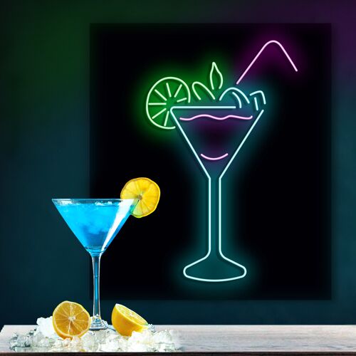 Neon Sign G & T2 with Remote Control