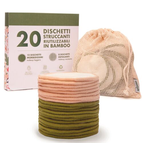 20 Dischetti Struccanti - Soft & Scrub