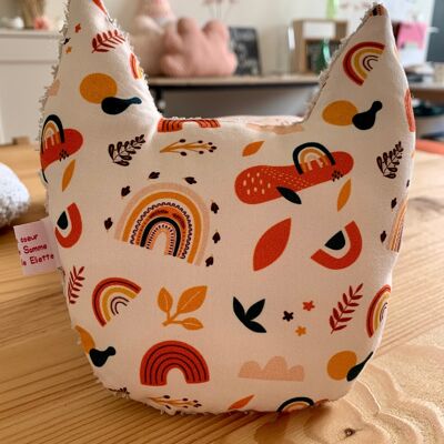 Le Doudou Chat, Orange & Blanc - Bio