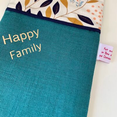 Tasche für Familienbuch, grün