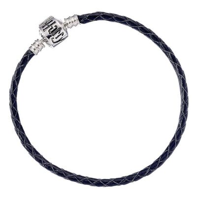 Bracelet à breloques cuir noir Harry Potter 19cm