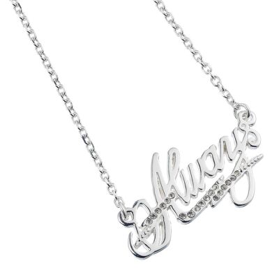 Collar Always de plata esterlina de Harry Potter con elementos de cristal