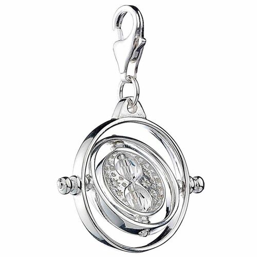 Harry Potter Sterling Silver Time Turner Clip on Charm with Crystal Elements