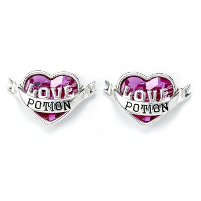 Harry Potter Sterling Silver Love Potion Stud Earrings with Crystal Elements