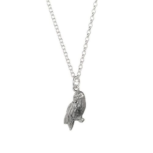 Harry Potter Sterling Silver Hedwig Owl Necklace