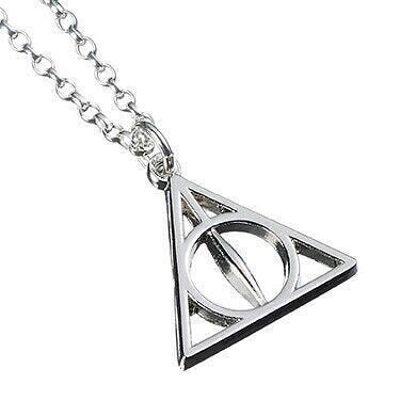 Collier Reliques de la Mort Harry Potter en Argent Massif