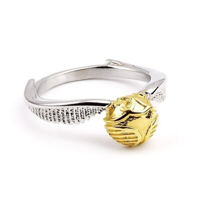 Harry Potter Goldener Schnatz-Ring aus Edelstahl, klein