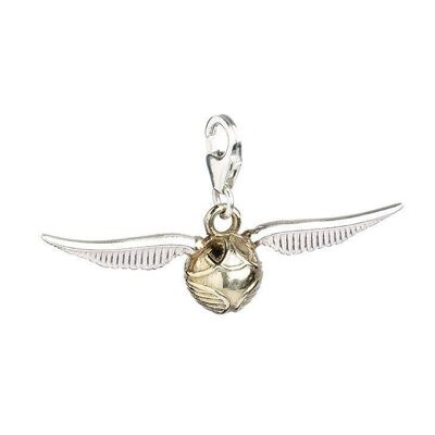 Harry Potter Sterling Silver Golden Snitch Clip on Charm