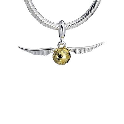 Harry Potter Sterling Silver Golden Snitch Slider Charm