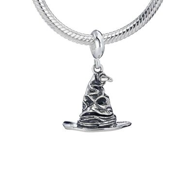 Ciondolo a scorrimento per cappello parlante in argento sterling di Harry Potter