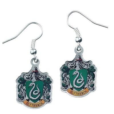 Harry Potter Slytherin Crest Drop Earrings