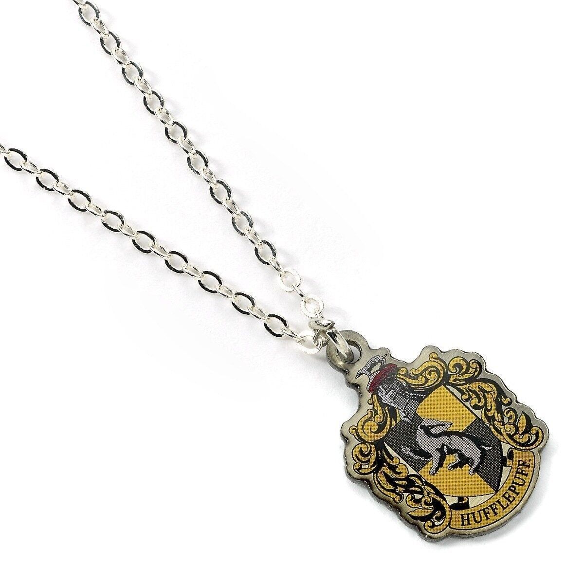 Collana con cursore con stemma di Tassorosso di Harry Potter