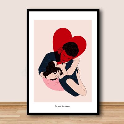 A4 poster - The eyes of love
