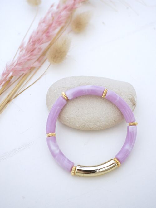 Bracelet FEDI - Marbré Lilas