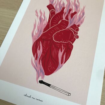 Affiche A4  - Faire chaud au coeur 4