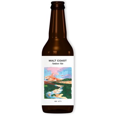 CASE OF MALT COAST AMBER ALE (4,7% vol)