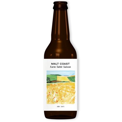 CASE OF MALT COAST FARM TABLE SAISON (3.6% ABV)