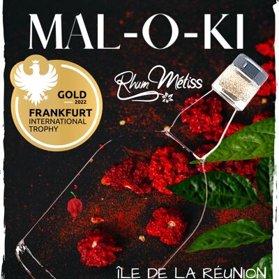 Arranged rum Métiss Mal-o-ki (Carolina Reaper pepper) 23.7°