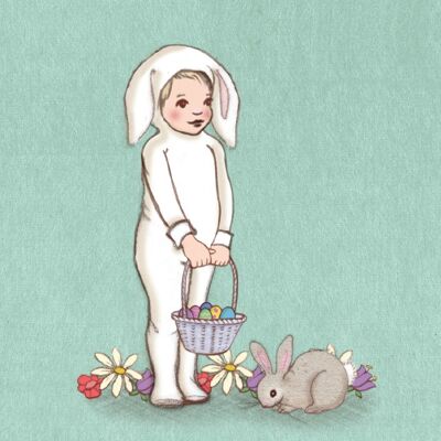 Easter Bunny Postcard