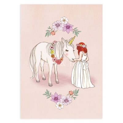 Hello Unicorn Postcard