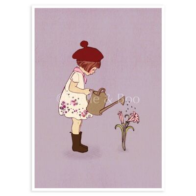 Little Gardener Postcard