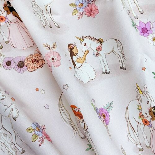 PRE ORDER Unicorn Organic Cotton Fabric