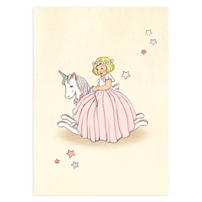 Unicorn Rocker Postcard