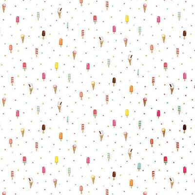Wrapping paper sheet - Lollies and Ice cream