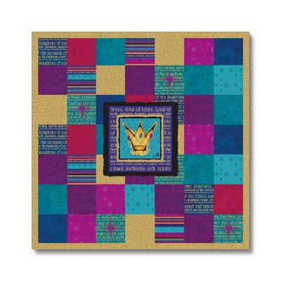 King of Kings Crowns Amanya Design Canvas 16"x16"