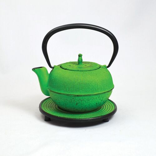 Bun Teekanne aus Gusseisen 0.5l hellgrün m. Untersatz