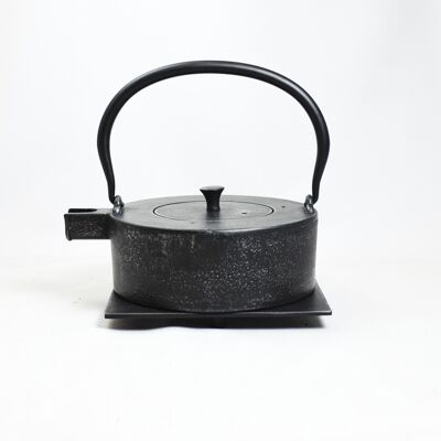 Heii Na cast iron teapot 0.8l silver black
